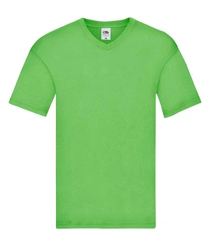 Футболка чоловіча Fruit of the Loom Original v neck T S Лайм (0614260LMS)