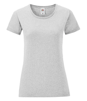 Футболка Fruit of the loom Ladies Iconic T XS Серо-лиловый (61-432-0)