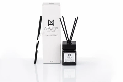 Аромат для дому Aroma Market Чорний лід 100 мл black