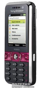 Мобильный телефон SonyEricsson K660i wine on black