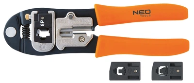 Клещи обжимные, для обжима наконечников 4P, 6P, 8P Neo Tools (2000003399772)