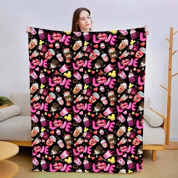 Плед з плюшу 3D Міккі Маус LOVE 160х200 см (FD-13851)