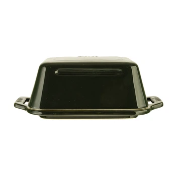 Масленка Gipfel Majolica GP-3919 19х12 см зеленая 4712065