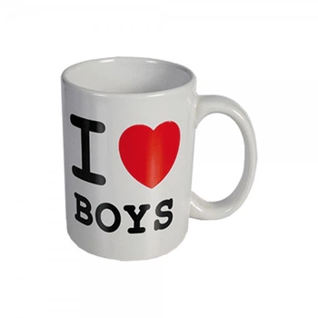 Кухоль "I love boys" керамічний 8 см 4009455