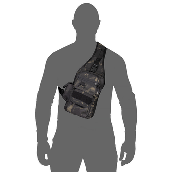 Сумка Gunner Sling 2.0 Multicam Black (7113) 4777761