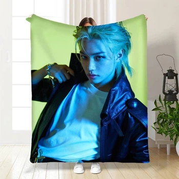 Плед 3D Stray Kids Felix №2 3372_B 15784 135х160 см 4714671