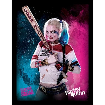 Постер в раме Suicide Squad (Harley Quinn) 30 х 40 см 4008425