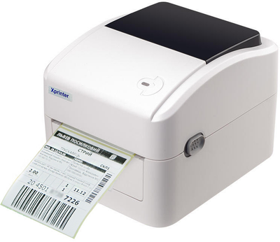 Термопринтер для печати этикеток Xprinter XP-420B + Bluetooth (Гарантия 1 год) White 4307963