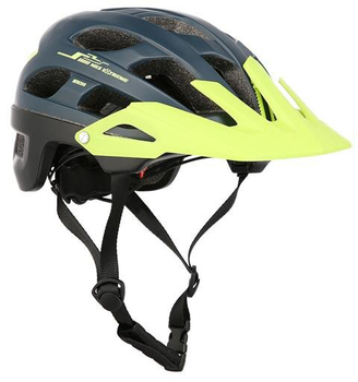 Kask Nils Extreme MTW208 M 53 - 58 cm Granatowo-Zielony (5907695500073)