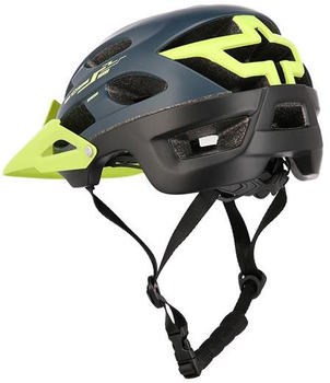 Kask Nils Extreme MTW208 M 53 - 58 cm Granatowo-Zielony (5907695500073)