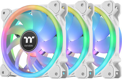 Набір вентиляторів Thermaltake SWAFAN 14 RGB 3 шт. Premium Edition White (4713227535625)