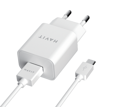 Зарядное устройство HAVIT HV-ST113 USB с кабелем Type-C