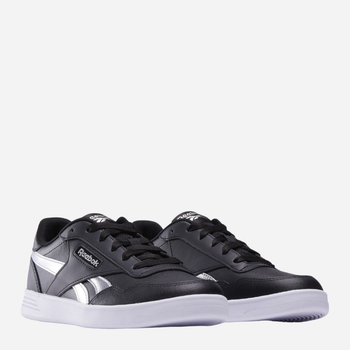 Sneakersy damskie do kostki Reebok Court Advance 100202591 37 (4UK) Czarny/Srebrny (1200143820360)