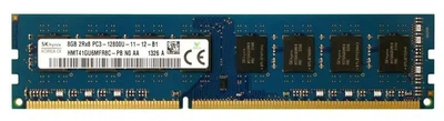 Оперативная память Hynix DDR3 8GB 1600MHz PC3-12800, non-ECC Unbuffered Б/У