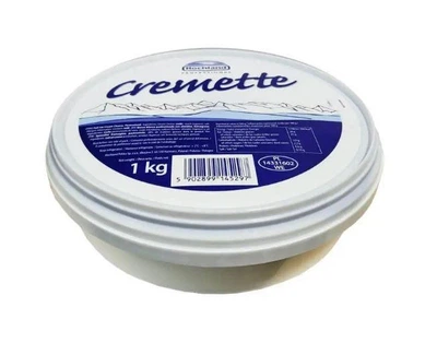 Крем-сир вершковий Cremette Hochland 65% відро 1 кг