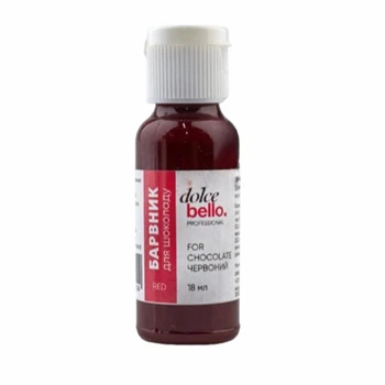 Краситель для шоколада Dolce Bello Professional Красный, 18г