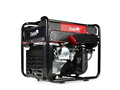 Генератор инверторный Tvardy T05012 3.2/3.5 кВт 12/230 В 12 л бак однофазный 4-х тактная медная обмотка с ручным стартом