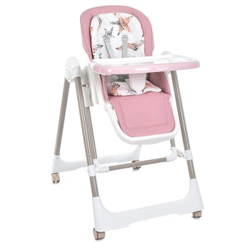 Стілець для годування гойдалка 2в1 BAMBI M 5897 Pink Рожевий для дітей від народження