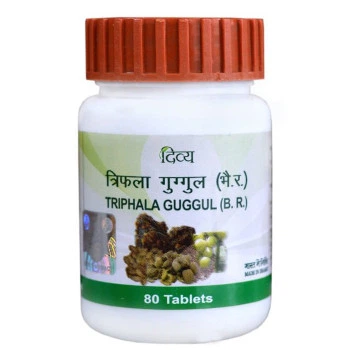 Натуральна добавка Patanjali Тріфала Гуггул Triphala Guggul 80 таблеток - 40 грам