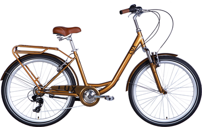 Велосипед Dorozhnik LUX AM Vbr ST 26" 17" 2024 Бронзовый (OPS-D-26-276)