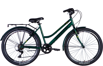 Велосипед Discovery Prestige Woman Vbr ST 26" 17" 2024 Зеленый (OPS-DIS-26-590)