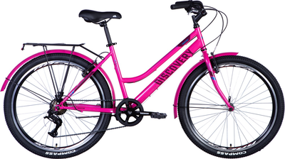 Велосипед Discovery Prestige Woman Vbr ST 26" 17" 2024 Розовый (OPS-DIS-26-615)
