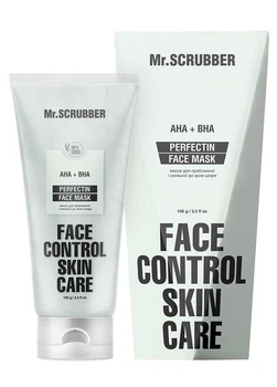 Маска для проблемной и склонной к акне кожи Mr. Scrubber Face Control Skin Care Perfectin AHA + BHA Face Mask, 100 мл (4823109701458)