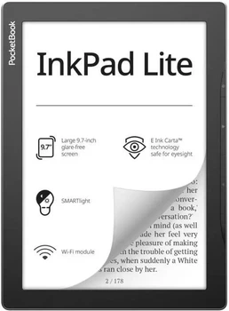 Електронна книга PocketBook InkPad Lite Mist Grey