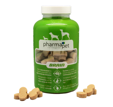 Pharma Pet Brain Дополнительный корм для собак – поддержка работы мозга стареющих собак 235 г 011204