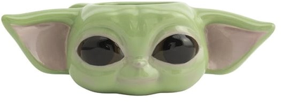 Kubek 3D ‎Paladone Gwiezdne Wojny Mandalorian Baby Yoda 350 ml (5055964757397)