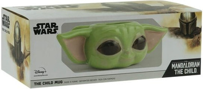 Kubek 3D ‎Paladone Gwiezdne Wojny Mandalorian Baby Yoda 350 ml (5055964757397)