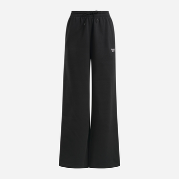 Спортивні штани жіночі Reebok Identity Sl Flc Wide Leg 100208504 L Чорні (1200143737125)