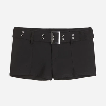 Шорты женские H&M 66hm0820018 36 Черные (shek2000000863849)