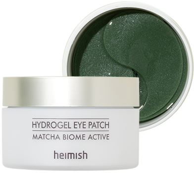 Гидрогелевые патчи Heimish Matcha Biome Hydrogel Eye Patch Восстанавливающие с экстрактом матча и пробиотиками 60 шт (8809481761828)