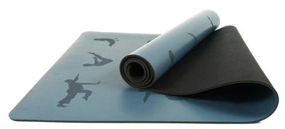 Коврик для йоги EasyFit каучуковый синий