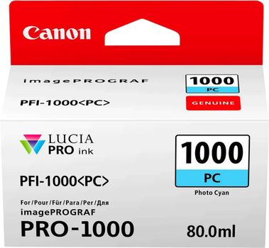 Tusz do drukarek Canon PFI-1000 PBK 80 ml Photo Black (0546C001)