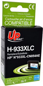 Tusz do drukarek UPrint CN054AE do HP 14 ml Cyan (H-933XL-C)