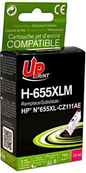Tusz do drukarek UPrint CZ111AE do HP 12 ml Magenta (H-655XLM)