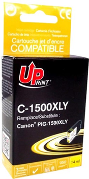 Картридж UPrint PGI 1500XL для Canon 14 мл Yellow (C-1500XLY)