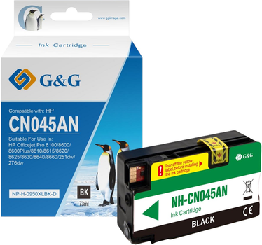 Картридж G&G CN045AE для HP Black 73 мл (NP-H-0950XLBK(HP950X)