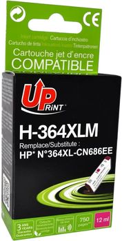 Картридж UPrint CB324EE CN686EE для HP 12 мл Magenta (H-364XLM1