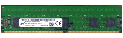 Серверна оперативна пам'ять Micron DDR4 4GB 2400MHz RDIMM 1Rx8 PC4-2400T (MTA9ASF51272PZ-2G3B1IG)