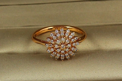 Кільце Xuping Jewelry сонячне світло р 20 золотисте