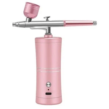 Аккумуляторный аэрограф с компрессором 9360 40 мл Pink