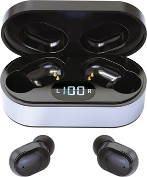 Навушники бездротові Platinet Sports Earphones TWS Black (PM1050B)