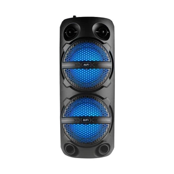 Портативная Bluetooth колонка RIAS RX-6208 6.5" RGB с микрофоном 1800 mAh 20W Black (3_05105)