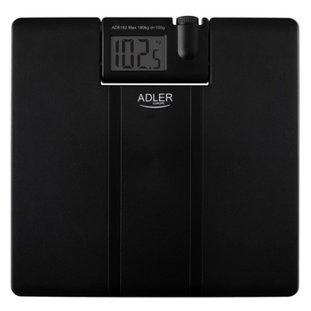 Напольные весы электронные Adler AD 8182 до 180 кг с проектором Black N