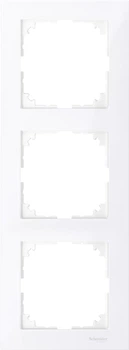 Рамка 3-постовая Schneider Electric Merten M-Pure Полярно-белый (MTN4030-3619)