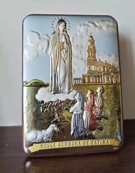 Греческая икона Prince Silvero Явление Пресвятой Богородицы в Фатиме MA/E986/3-C 10*14 см