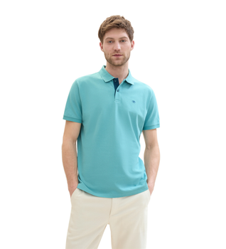 Поло Tom Tailor Basic Polo Shirt M Блакитний 1031006ХХ35272